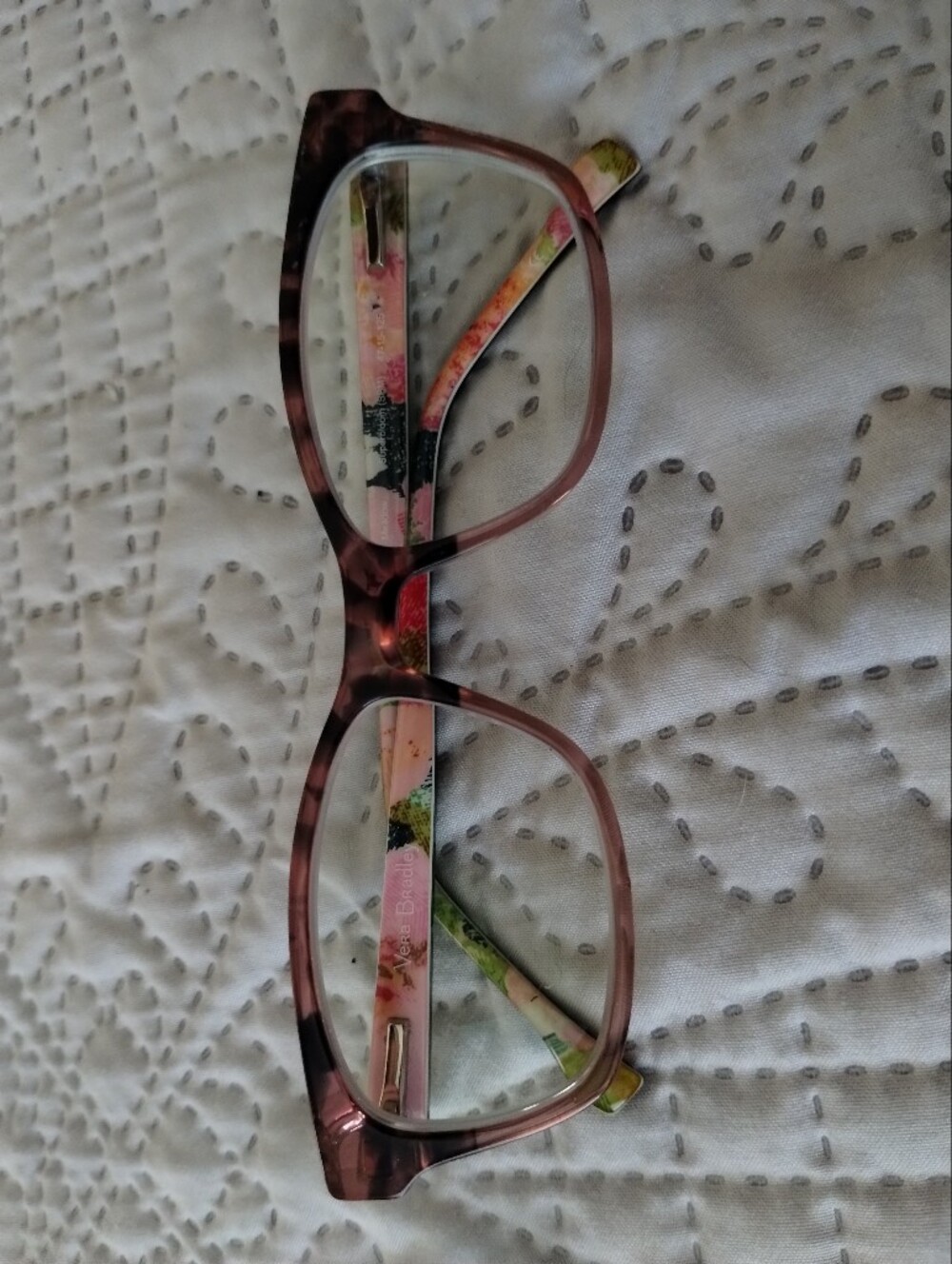 Vera Bradley Floral Pink Eyeglasses (Frame Only)